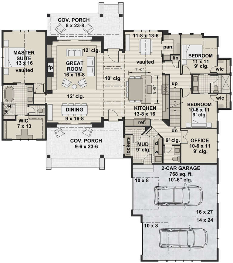 House Plan House Plan #20398 Drawing 1