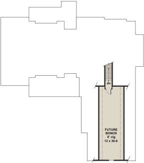 Bonus Room for House Plan #098-00306