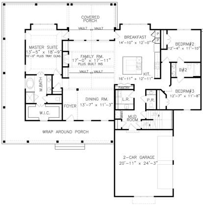 Main Floor for House Plan #699-00109