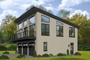 Modern House Plan #940-00116 Elevation Photo