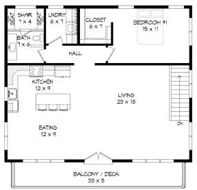 Second Floor for House Plan #940-00116