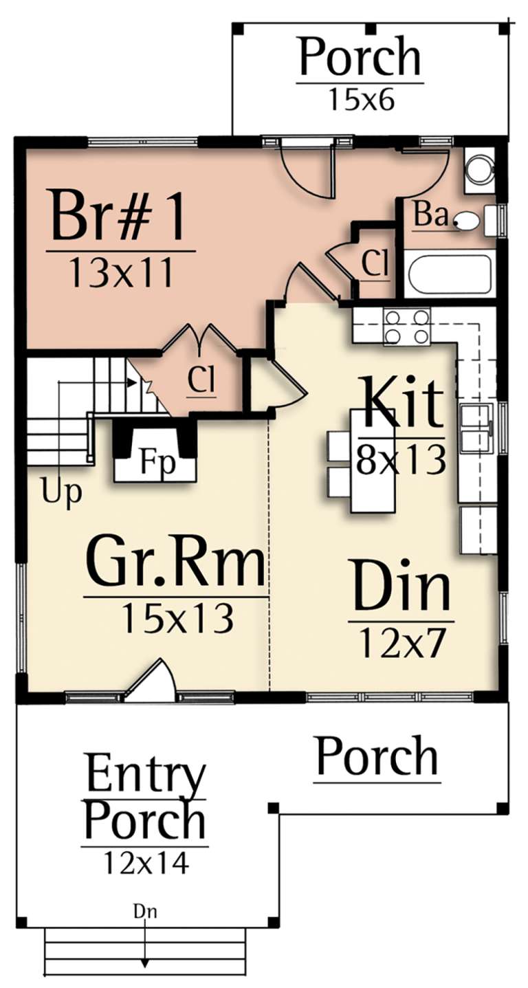 House Plan House Plan #20403 Drawing 1