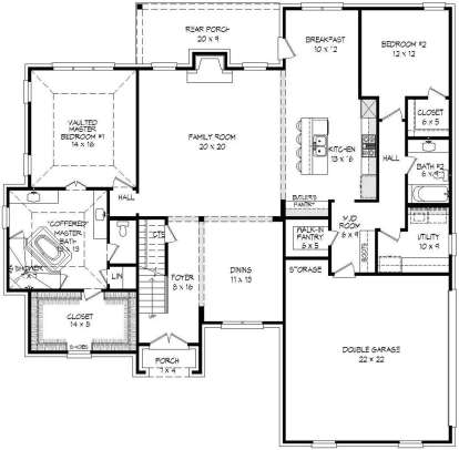 Main Floor for House Plan #940-00117