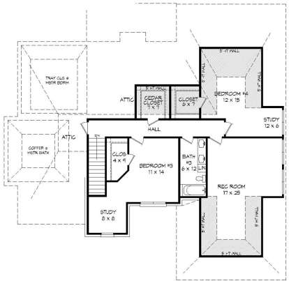 Second Floor for House Plan #940-00117