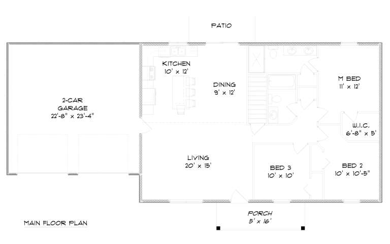 House Plan House Plan #20405 Drawing 1