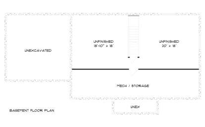 Basement for House Plan #5678-00011