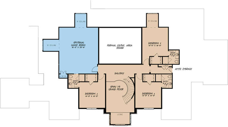 House Plan House Plan #20409 Drawing 2