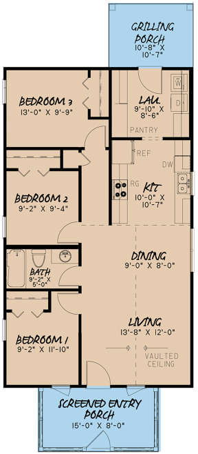 Main Floor for House Plan #8318-00102