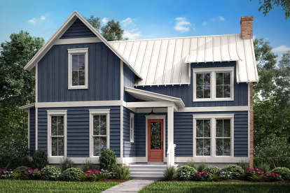 1 Bed, 1 Bath, 1494 Square Foot House Plan - #041-00181
