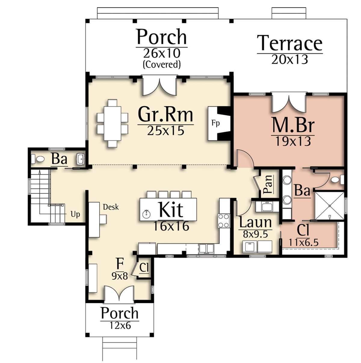 Main Floor for House Plan #8504-00160