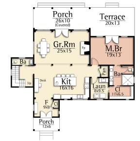 Main Floor for House Plan #8504-00160