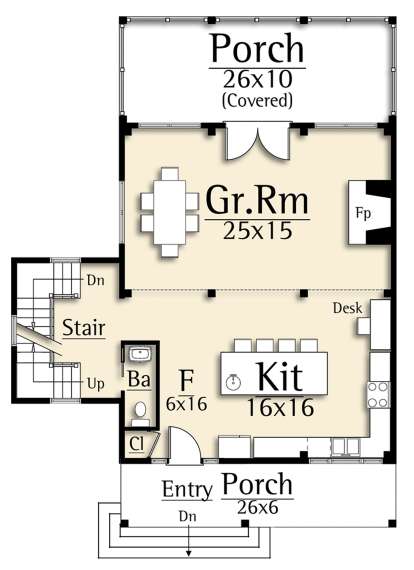 House Plan House Plan #20417 Drawing 1