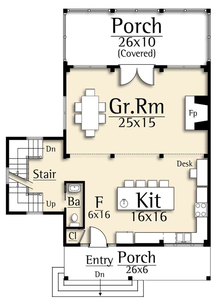 House Plan House Plan #20417 Drawing 1