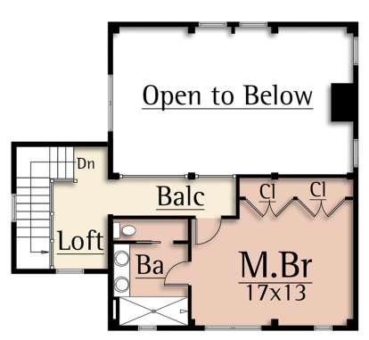 Second Floor for House Plan #8504-00161