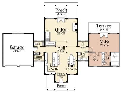 Main Floor for House Plan #8504-00162