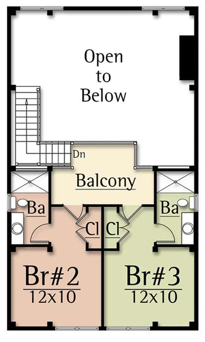 Second Floor for House Plan #8504-00162
