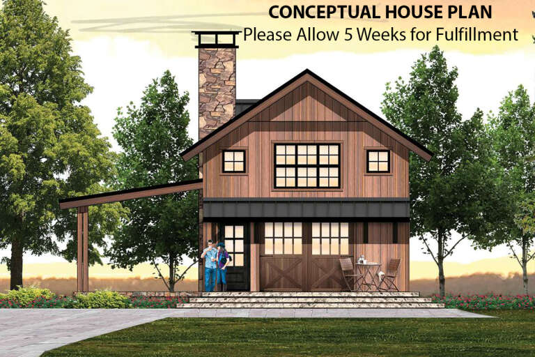 House Plan House Plan #20419 Front Elevation 