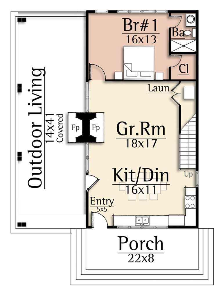 House Plan House Plan #20419 Drawing 1