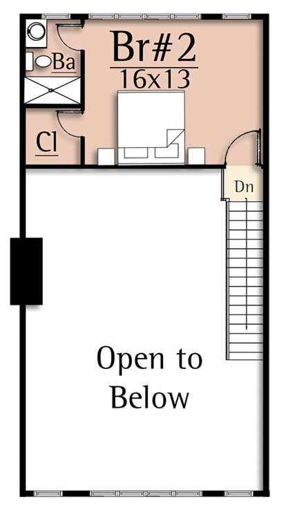 Second Floor for House Plan #8504-00163