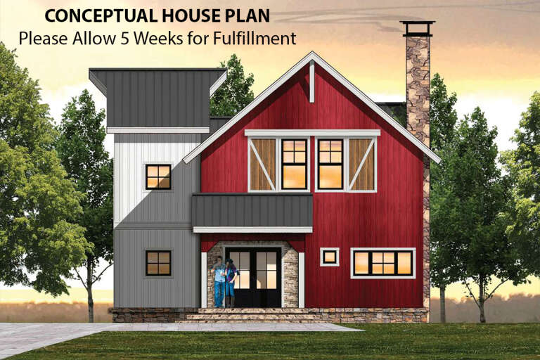 House Plan House Plan #20420 Front Elevation 