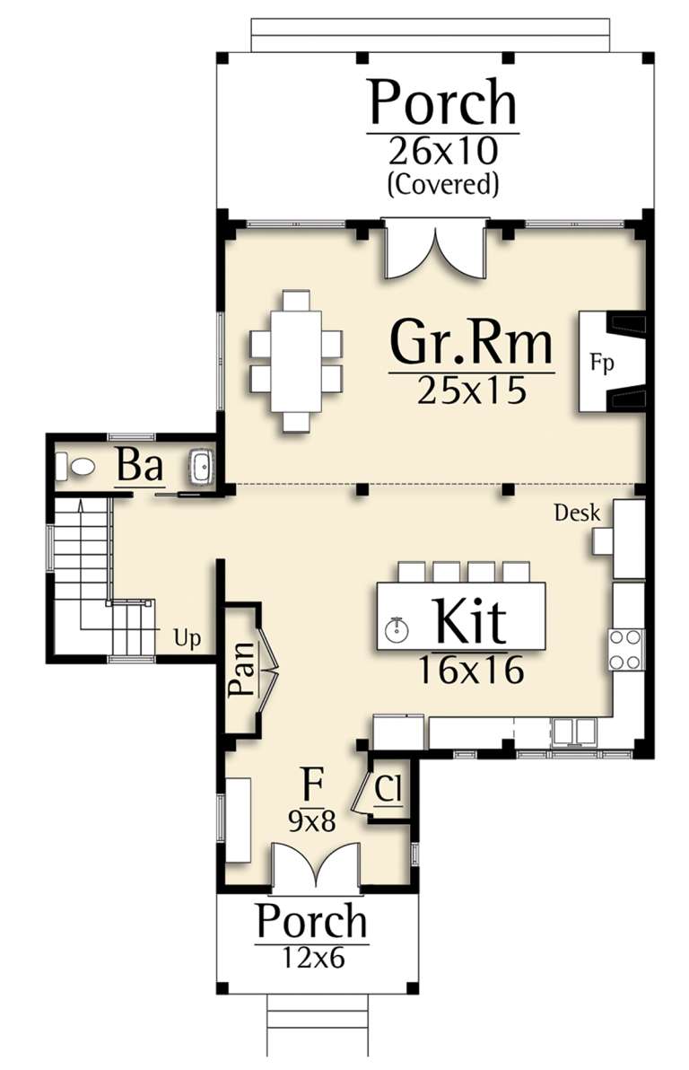 House Plan House Plan #20420 Drawing 1