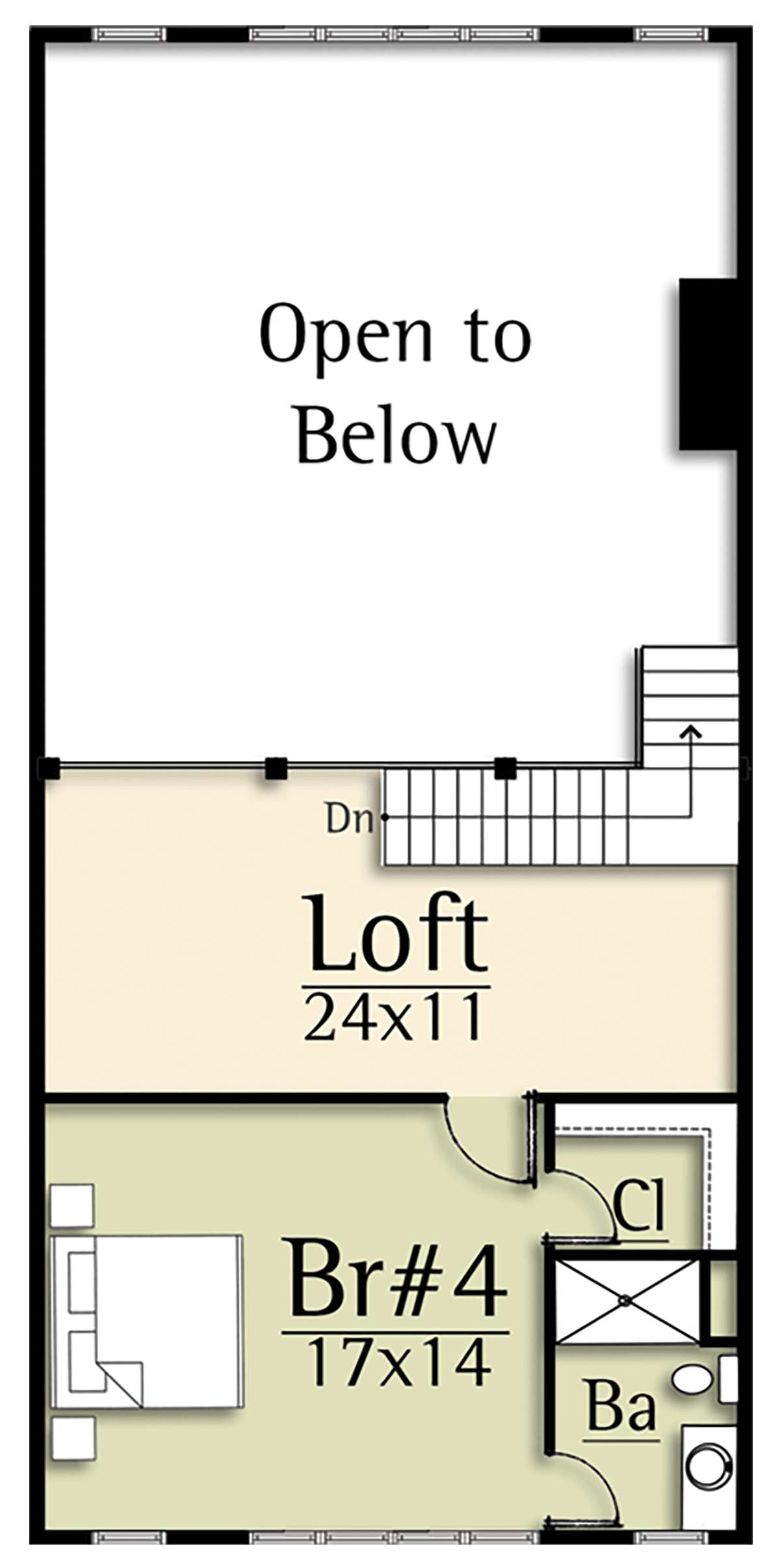 Second Floor for House Plan #8504-00168