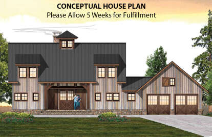 Farmhouse House Plan #8504-00169 Elevation Photo