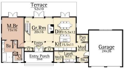 Main Floor for House Plan #8504-00170
