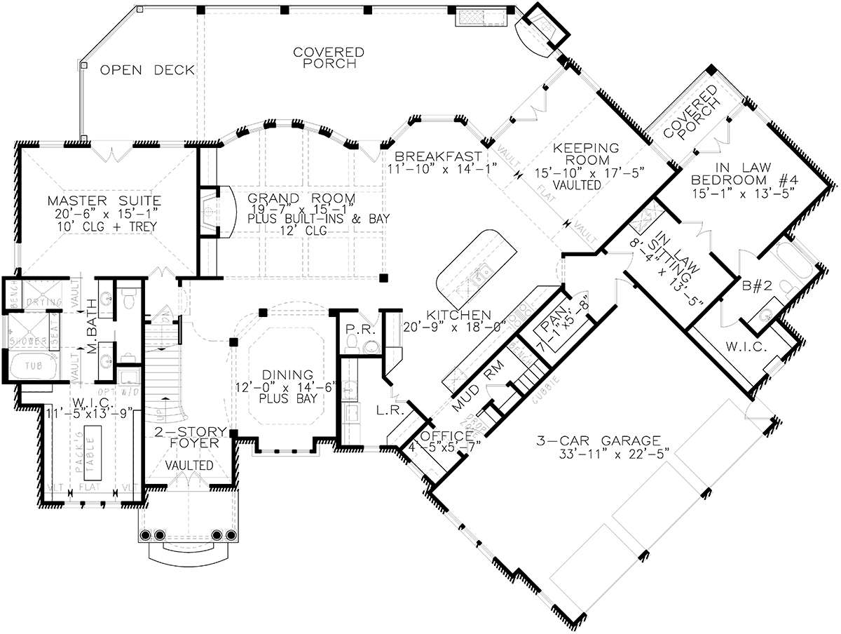 Main Floor for House Plan #699-00111