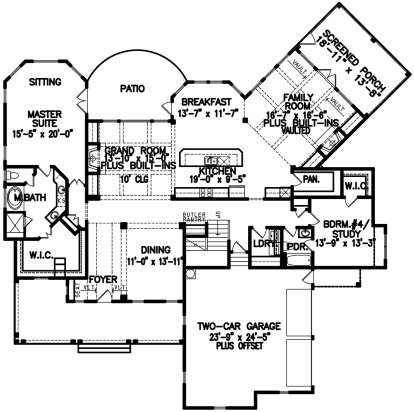 Main Floor for House Plan #699-00112
