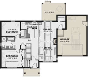 Main Floor for House Plan #034-01142