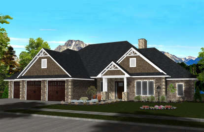 Craftsman House Plan #5678-00013 Elevation Photo
