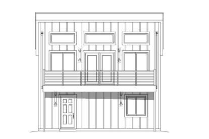 Modern House Plan #940-00119 Elevation Photo