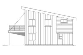 Modern House Plan #940-00119 Elevation Photo