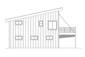 Modern House Plan #940-00119 Elevation Photo