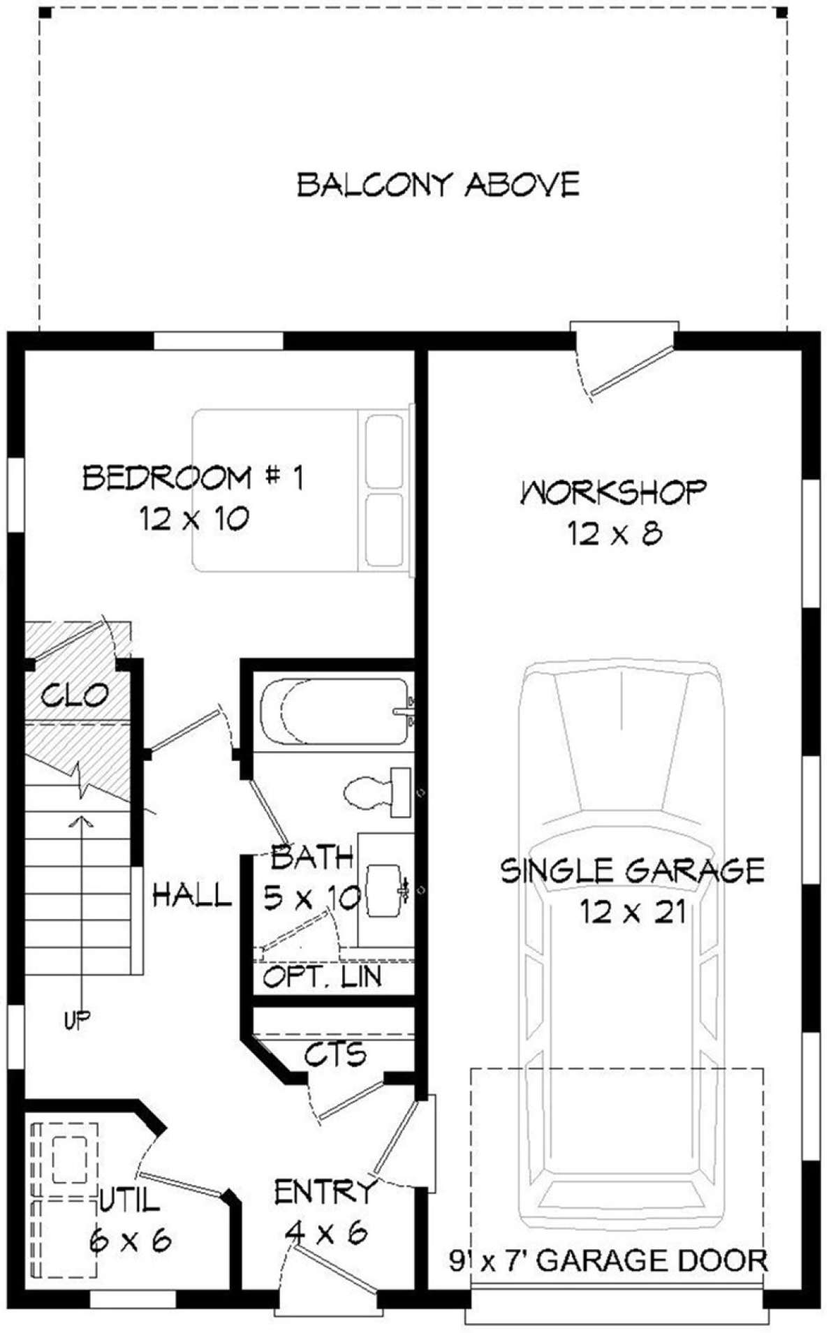 Lower Floor for House Plan #940-00119