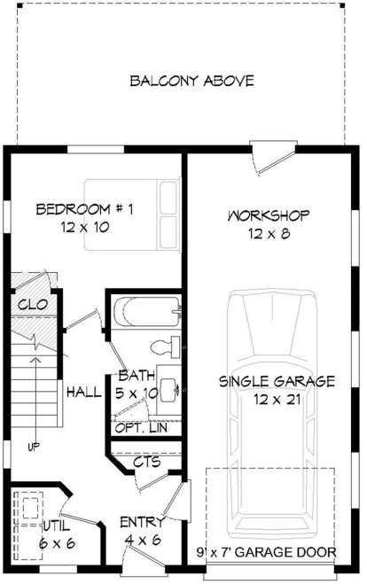 Lower Floor for House Plan #940-00119