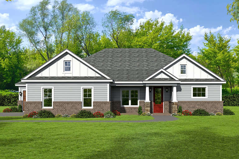 House Plan House Plan #20437 Front Elevation 