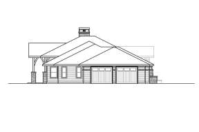 Craftsman House Plan #035-00821 Elevation Photo