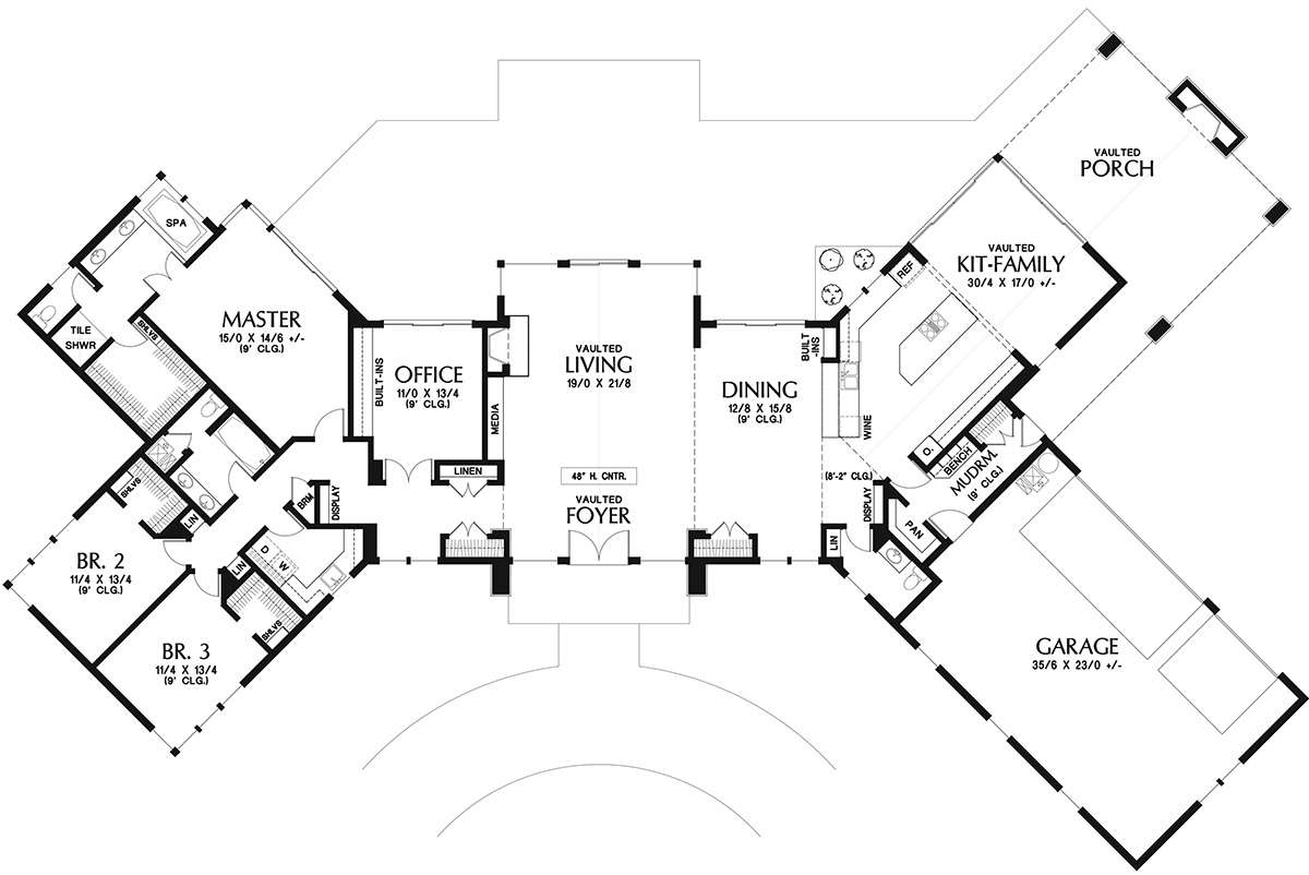 Main Floor for House Plan #2559-00739