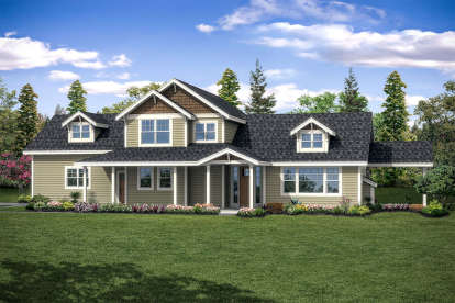 House Plan House Plan #20441 Front Rendering Elevation
