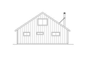 Cabin House Plan #035-00823 Elevation Photo