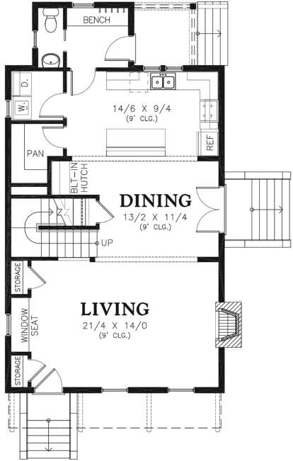 Main Floor for House Plan #2559-00742