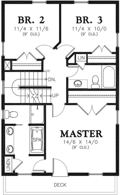 Second Floor for House Plan #2559-00742