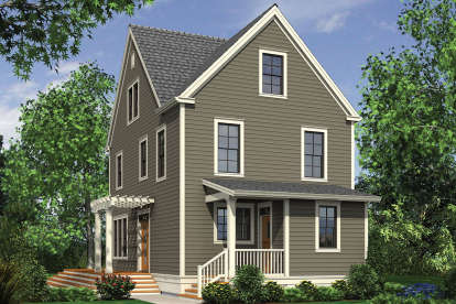 Cottage House Plan #2559-00743 Elevation Photo