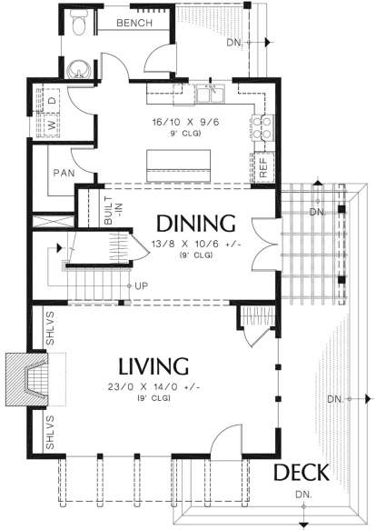 Main Floor for House Plan #2559-00743