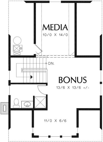 Third Floor for House Plan #2559-00743