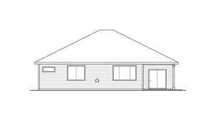 Ranch House Plan #035-00824 Elevation Photo