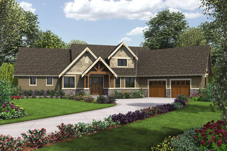 House Plan House Plan #20448 Front Elevation 