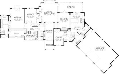 Main Floor for House Plan #2559-00745